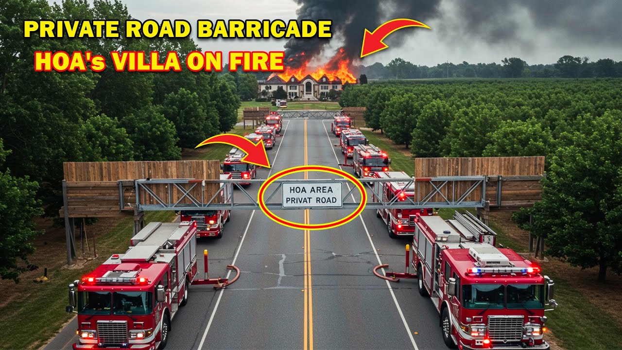 HOA Board blocked my orchard road for “privacy” — Emergency crews couldn’t reach their fire