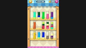 Water Sort Puzzle I Level 168 I  Facebook I SOLVED