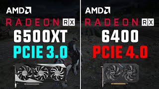 RX 6500 XT (PCIE 3.0) vs RX 6400 (PCIE 4.0) Test in 8 Games