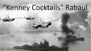 B 25s using Phosphorus Bombs to Suppress Rabaul’s AA guns “5th’s Toughest Fight of the Whole War