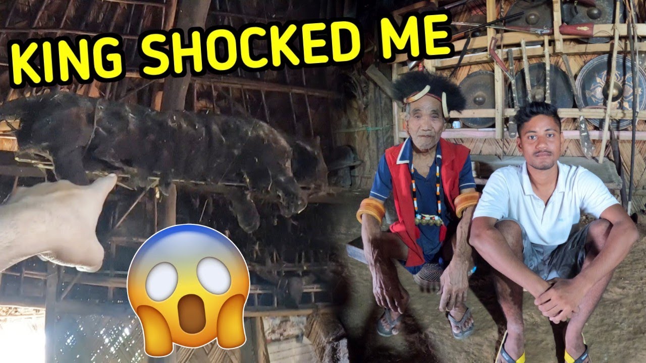 Exploring Konyak Naga Tribe With The King 🐅😱 |  Zangkham Village, Nagaland