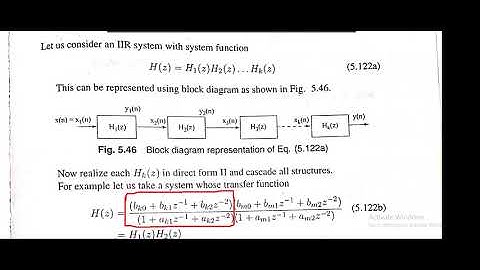 JNTUK R16 III ECEIISEM DIGITAL SIGNAL PROCESSING UNIT3  CASCADE & PARALLEL FORMS   BY K MANOJ 11 6 2