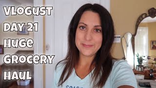 Vlogust Day 21 | Huge Grocery Haul