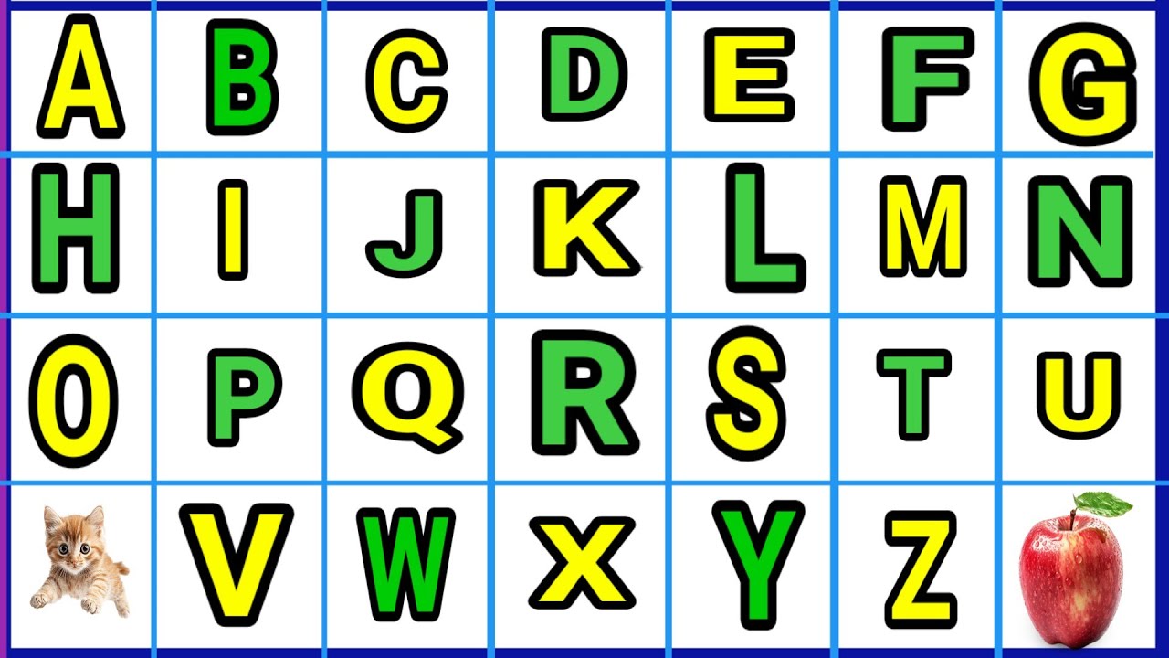 ABCD A to Z Alphabets | Kids Learning Video | English Basics