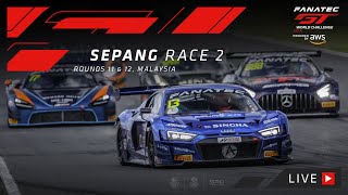 LIVE | Race 2 | Sepang | Fanatec GT World Challenge Asia 2023