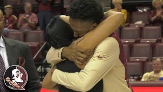 Senior Day Surprise! FSU Mom Flies From Columbia To Reunite With Braian Angola