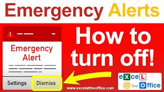 How to Turn Off Emergency Alerts UK by Excel at the Office 944 views 1 year ago 6 minutes, 50 seconds