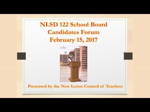 NLSD 122 School Board Candidates Forum
