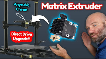 Anycubic Chiron direct drive with the MATRIX extruder from Triangle-Lab