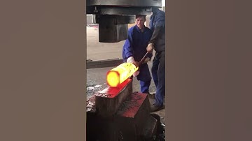 Steel forging, How an iron block is tempered into a equipment parts