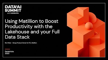 Sponsored: Matillion | Using Matillion to Boost Productivity w/ Lakehouse and your Full Data Stack