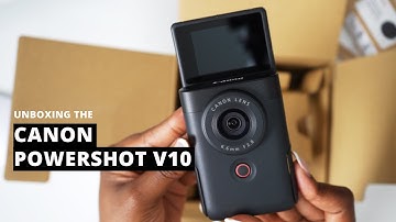 Unboxing the Canon PowerShot V10 vlogging camera