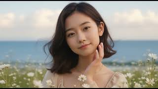 Japanese Healing Music 🌊🌼✨ White Flowers by the Sea   Peaceful Japanese Song   Kana Music 313 screenshot 4