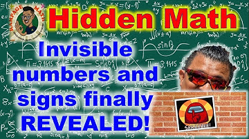 Hidden Math: Invisible numbers and symbols