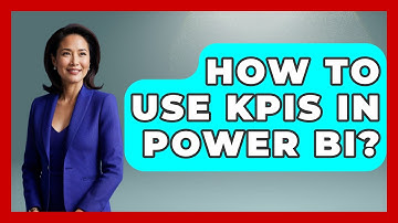 How To Use KPIs In Power BI? - The Friendly Statistician
