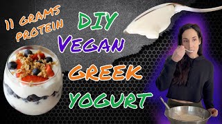How To Make High Protein Vegan Greek Yogurt – Easy & Macro Friendly Recipe! screenshot 4