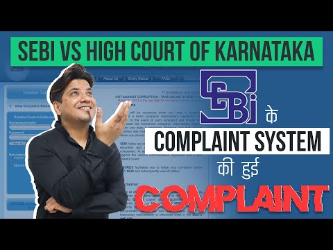 Karnataka High Court Notifies SEBI Against its Complaint System SCORES