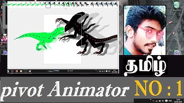 How to make 2d  animation  using  PIVOT ANIMATOR TUTORIAL 1 THINKER TRONE  by AF in  தமிழ்