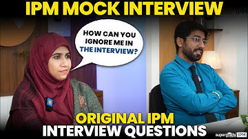 IPMAT 2024 Live MOCK Interview | Don