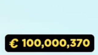 I obtained 100 Million credits in Roblox Big Paintball