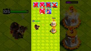 Super Wizard Tower VS Every Max Level Archer Family #shorts #coc #clashofclans