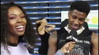 NBA YoungBoy Flirts With Interviewer