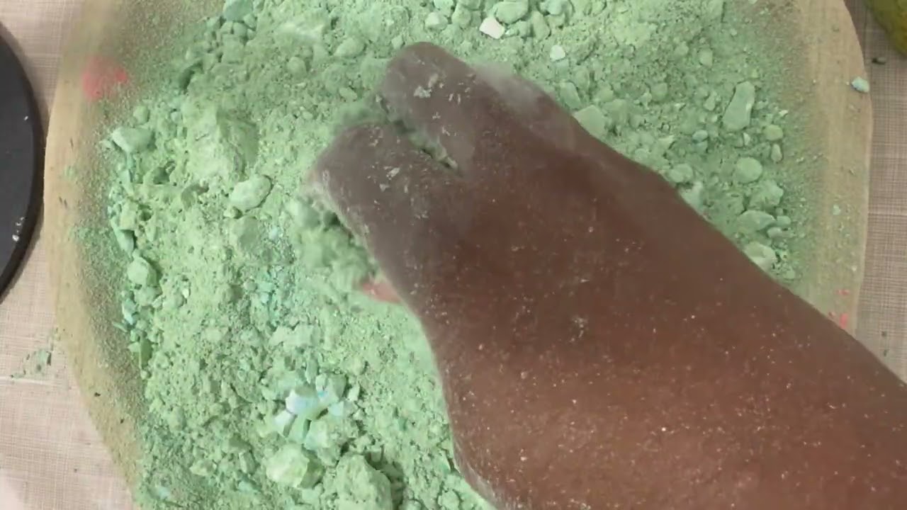 Results from pasted chalk experiment 