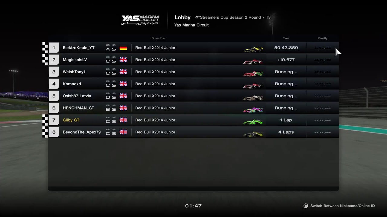 Gran Turismo 7 GTSC Round 7 Yas Marina