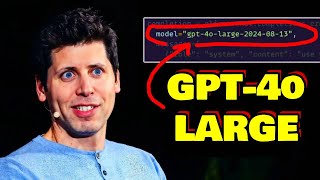 OpenAI's MEMETIC warfare... GPT-4o LARGE.