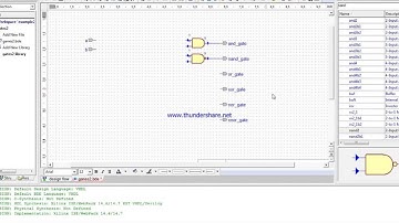 Aldec Design Entry - 2 Inputs and 6 Outputs