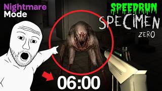 SPECIMEN ZERO - Speedrun | Nightmare Mode