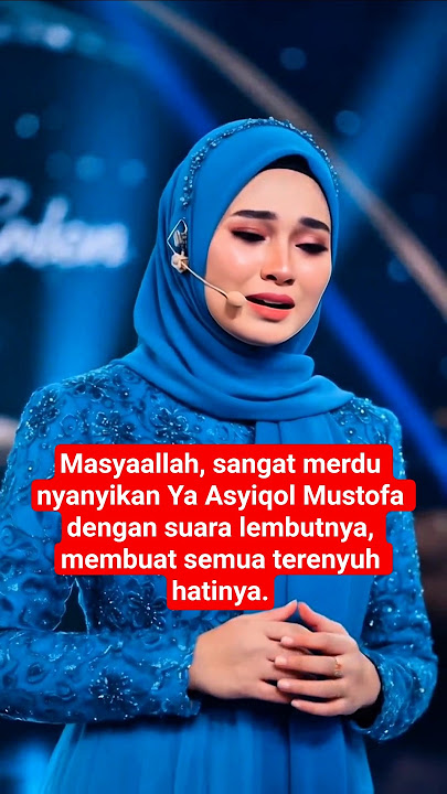 Indahnya Suara gadis ini, Ya Asyiqol Mustofa ia bawakan sangat merdu #viral #shorts