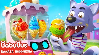 🎊Mesin Telur Kejutan 🥚| Lagu Es Krim | Lagu Belajar Warna | Lagu Anka-anak |BabyBus Bahasa Indonesia