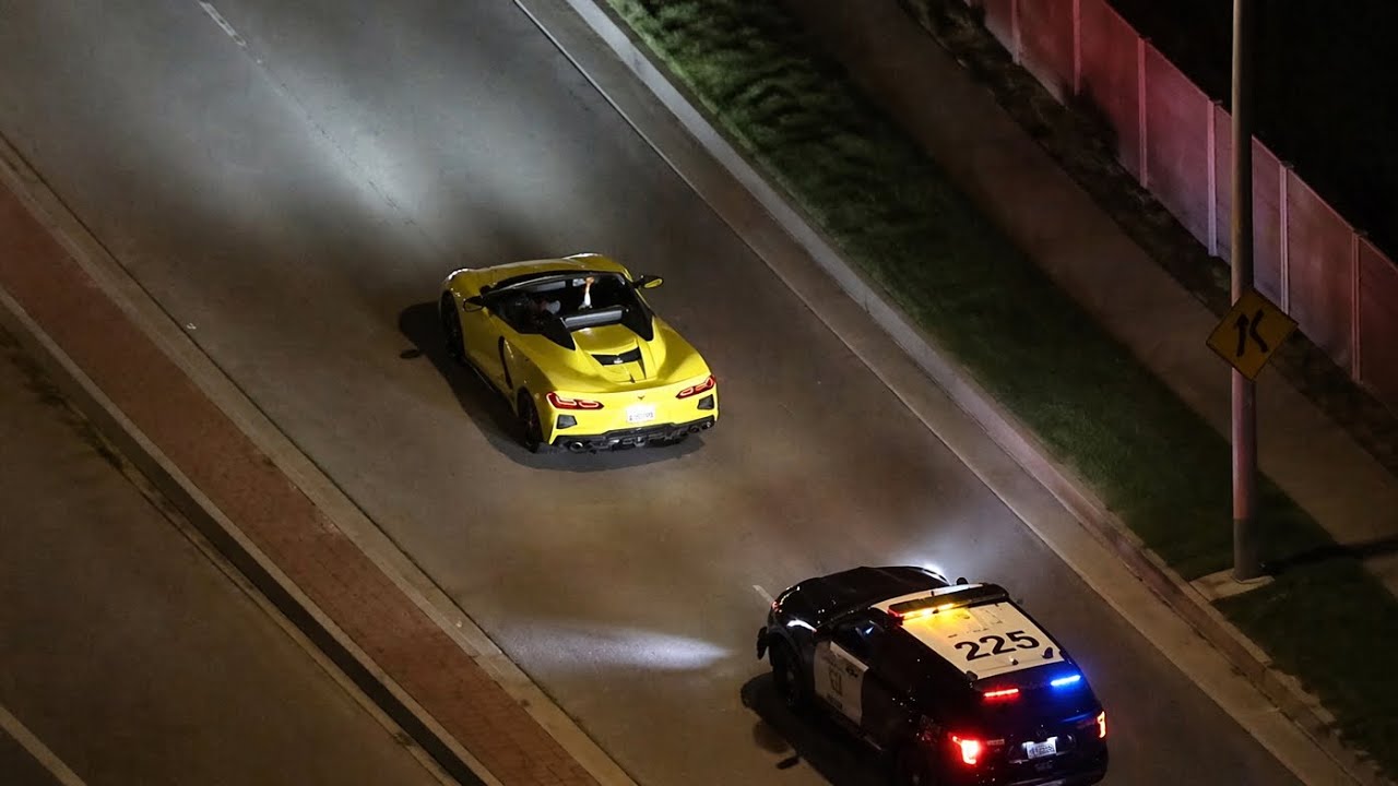 🚨 Corvette Stingray Police Chase Ends in Crash Into Tree & Innocent ...