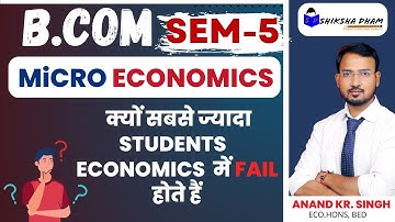 micro economics for b.com||sem-5ll dusol/sol/du/ncweb || full course || fresh batchll b.com class ll