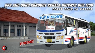 BUSSID New PPK & Sons Kondody Kerala Private Bus Mod Promo | Link In Description