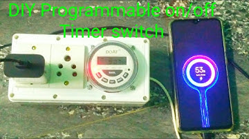 DIY Programmable On/Off Timer Switch for Automation