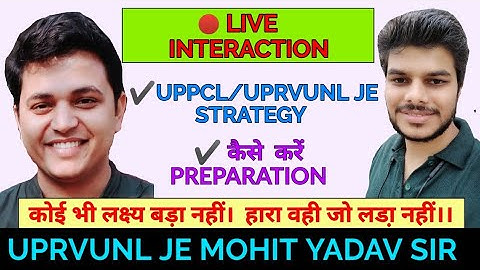 UPRVUNL JE INTERVIEW - MOHIT YADAV | How to qualify JE Exam 2 times in row | @Railwaysengar
