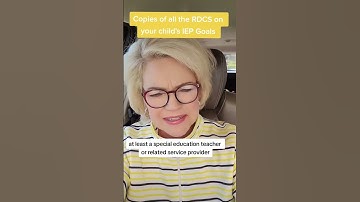 Make sure they are taking data on your child