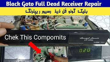 Black Goto Full Dead Receiver | 1506c Dead receiver Repair | m4usolution