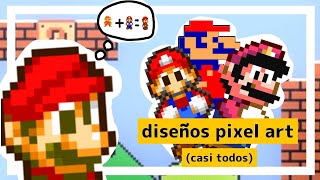Calificando a Mario En PIXEL ART - MarioTime