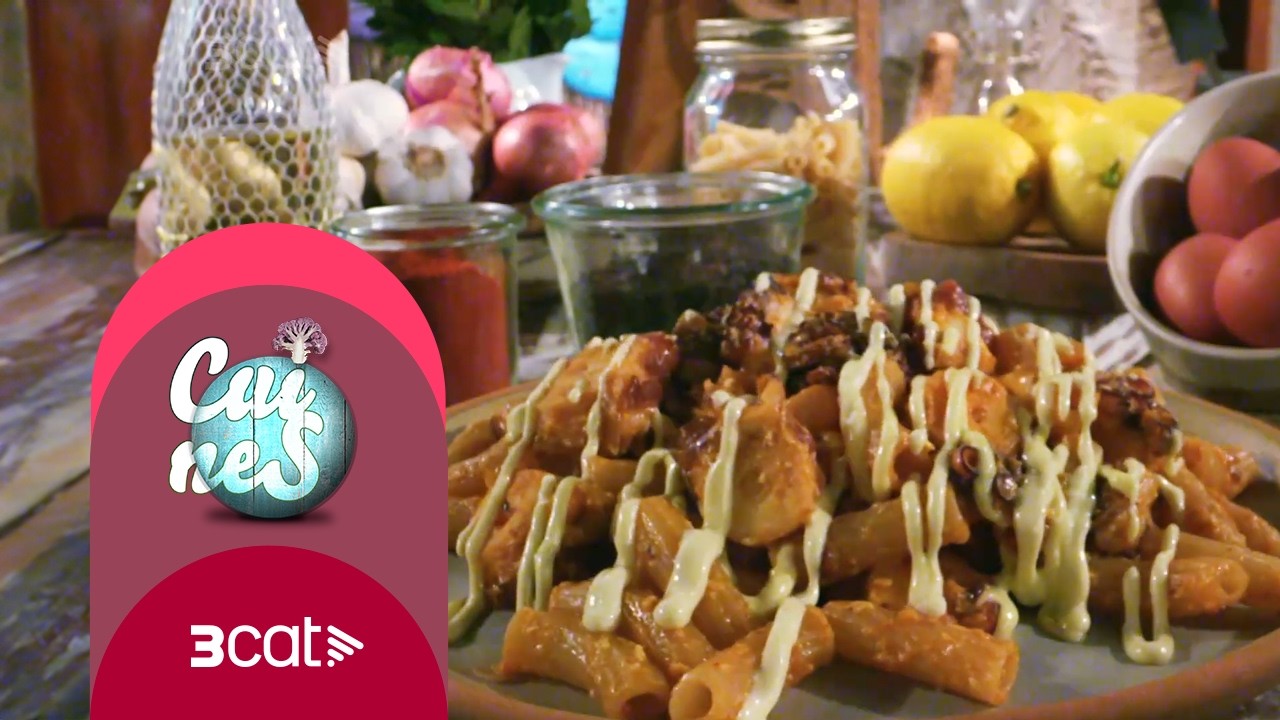 Macarrons amb pop i allioli | Cuines