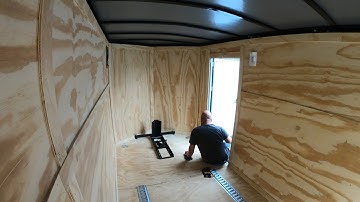 Installing E-Track and X-Track Systems #etrack #Xtrack #enclosedtrailer
