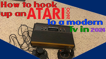 How to easily hookup an Atari 2600 to a modern TV in 2025