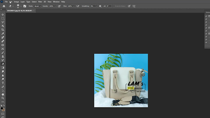 Hướng dẫn giảm dung lượng ảnh trong photoshop