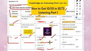 Cambridge IELTS 20 Listening Test1 |Part 1-এ 10/10 পাওয়ার সহজ কৌশল| IELTS Self-Study Guide #ielts