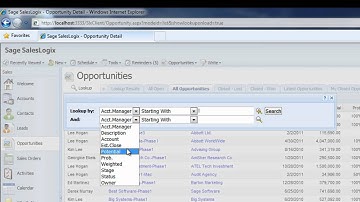 SalesLogix Advanced Lookup - SalesLogix Demo Series