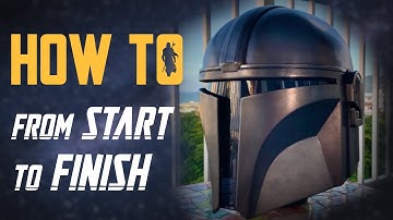 How to Make a MANDALORIAN Helmet - Step by Step