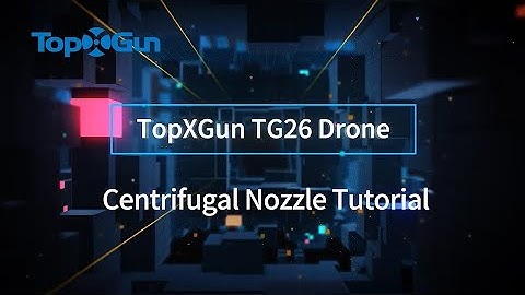 Operation Tutorial | Centrifugal Nozzle Tutorial