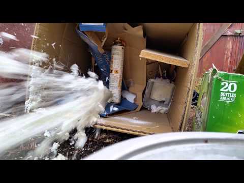 Expanding foam vs bullet